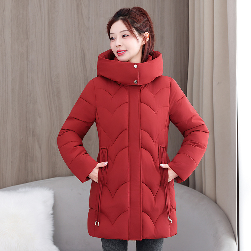 2025 invierno nuevo estilo coreano de alta calidad suelta chaqueta de algodón pequeño