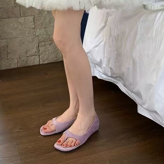 Design-Inspired Niche Height-Increasing Thong Sandals for Women, 2025 Summer New Vacation Travel Closed-Back Roman Sandals for Women