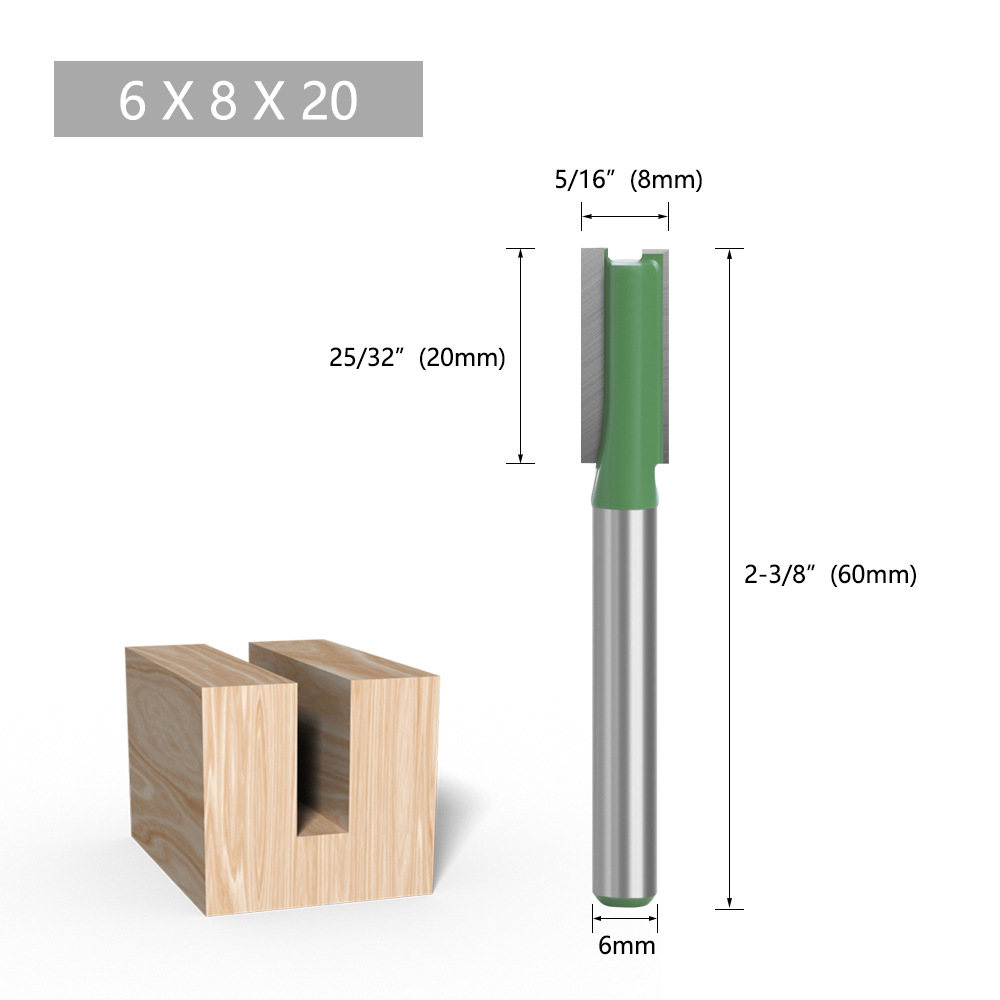 Juego de 6 Cuchillas Rectas de un Solo Filo y de Doble Filo para Máquina de Recorte, Cabezal de Corte de Acero de Tungsteno, Fresa para Máquina de Grabado, Broca para Router, Venta Directa de Fábrica