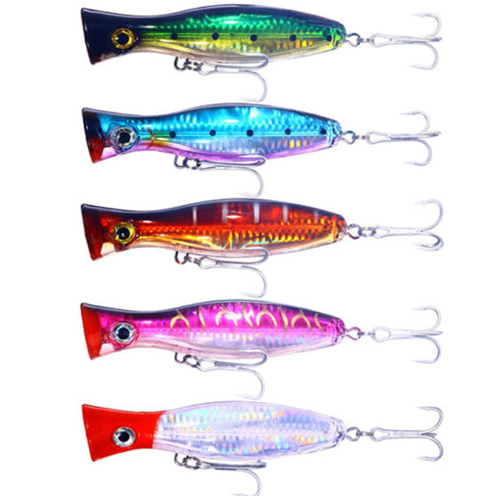 Escalada de olas Luya cebo tractor de superficie de agua transfronteriza cebo falso 43g de largo tiro Ola flotante barco acostado Pesca de Mar Luya cebo