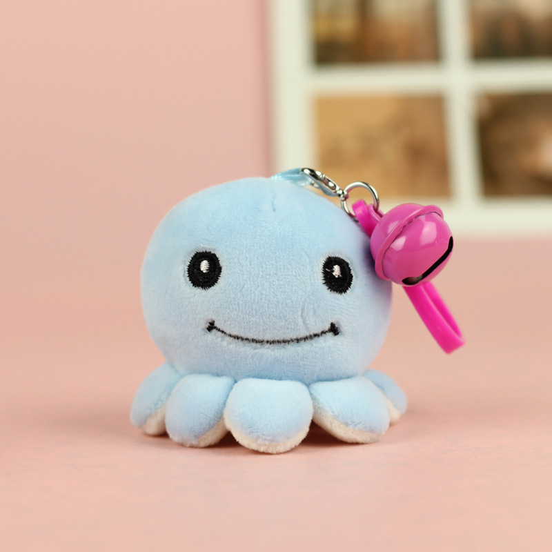 Internet celebridad lindo pulpo colgante felpa juguete muñeca bolsa colgante llavero muñeca al por mayor