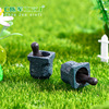 Moss micro -landscape succulent plant swings, pounds of medicine bowl stone mortar diY materials