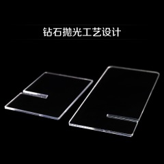 Transparent Desktop Phone Stand Creative Phone Video Support Stand Acrylic Phone Holder Counter Display Stand