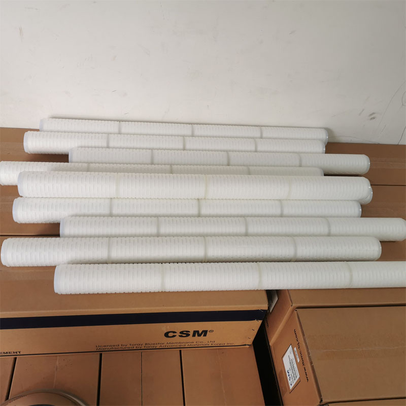 聚丙烯微孔折叠水滤芯可以过滤水终端过滤0.1微米高精度净水滤芯