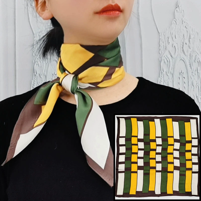 Retro small universal handkerchief, neckerchief, classic suit jacket