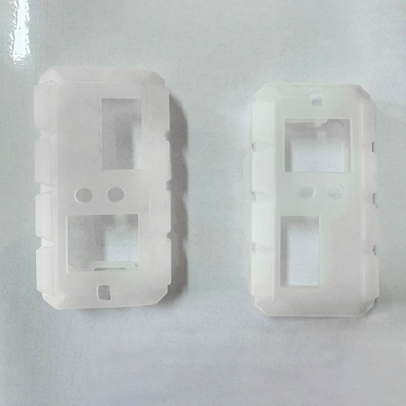 Supply of silicone rubber sleeves with laser engraving and screen printing single button remote control single point light switch conductive silicone button caps