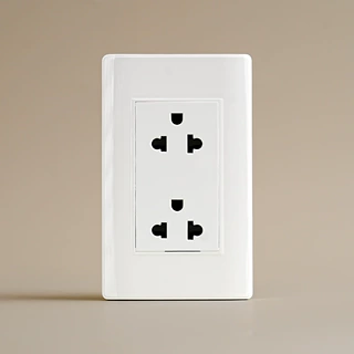 南美118*72美标16A开关插座PC面板泰式圆6孔美式墙壁插座15A 250V