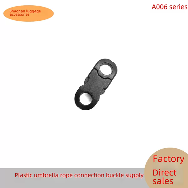 Factory 6mm plastic mini umbrella rope braided buckle pet collar buckle rope connection safety buckle supply