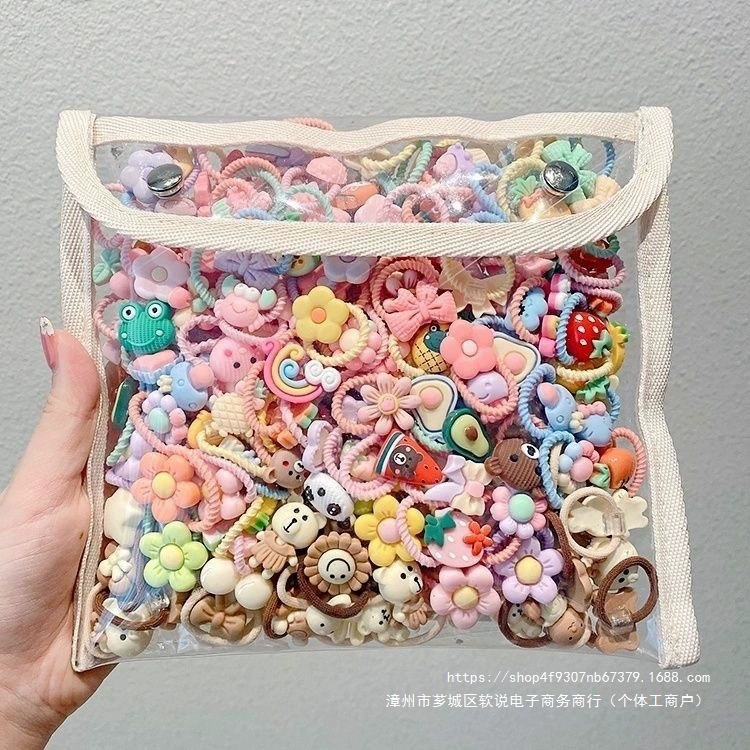 Резинка для волос на мизинец для девочек, новая корейская милая маленькая повязка на голову для волос, подарок 520