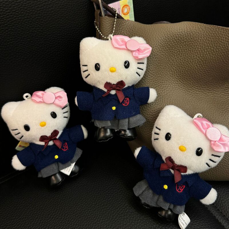 Korean Version of Busan High School Sisters Hellokitty Bag Pendant Cute Plush Doll Hello Kitty Pendant