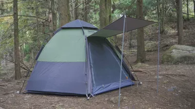 Source Straight Hair Double Hexagon Account Outside Portable Camping Camping Equipment Park Picnic Rainproof Tent