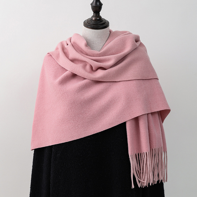 양모 양면 - 핑크빛 글리터