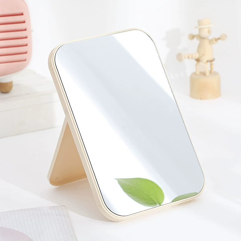 Folding Makeup Mirror HD Desktop Portable, Princess Desktop Mirror, Small/Large Sizes