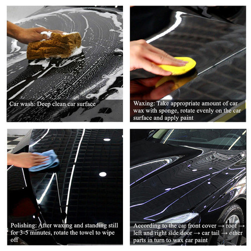 FantasticXml Car Wax New Car Coating Wax Car Paint Beauty Conservation Solid Wax Scratch Repair Crystal Wax