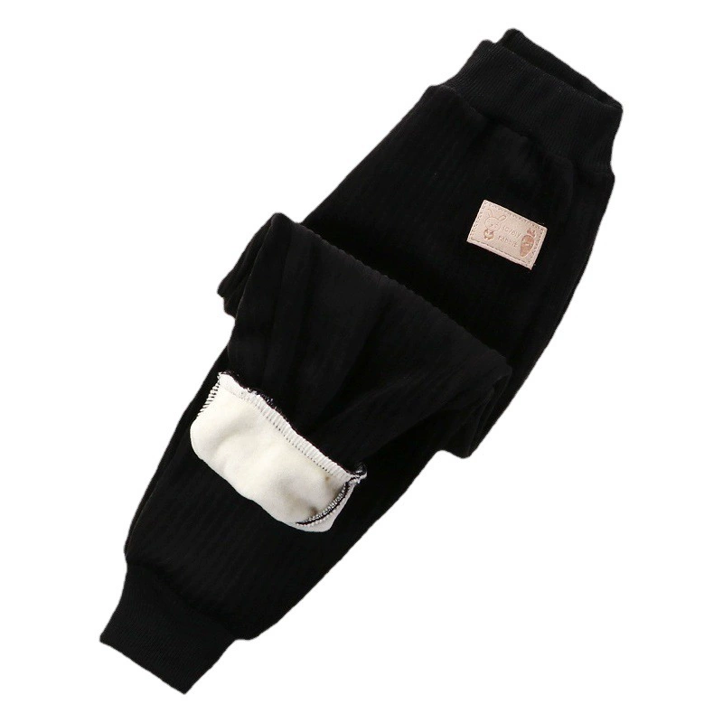 Детские спортивные штаны, новая детская одежда, детские штаны на флисовой подкладке для мальчиков и девочек, осенне-зимняя верхняя одежда, утолщенные повседневные теплые брюки