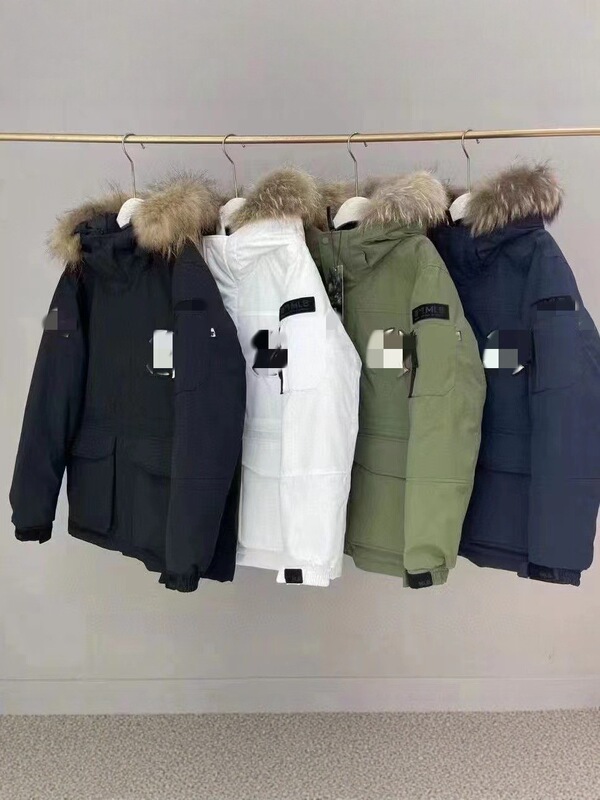 新款纯原洋基队连帽NY羽绒服女中长款加厚保暖大毛领工装冬季外套|undefined