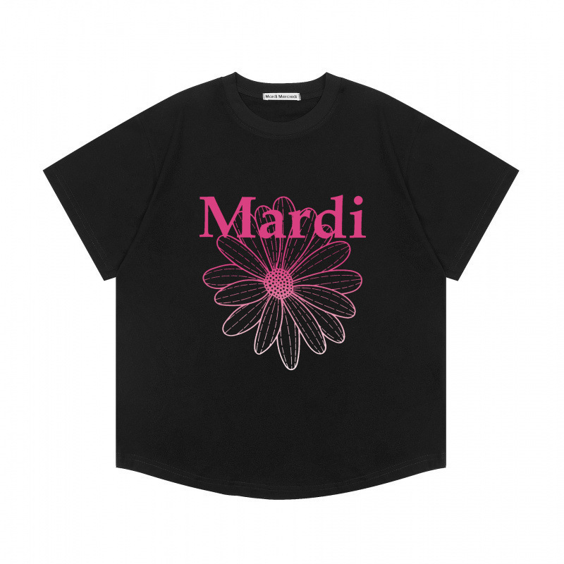 【カウンター品質】韓国マルディトレンドブランド半袖Tシャツリトルデイジードーマンプリントラウンドネックピュアコットンクロスボーダー|undefined