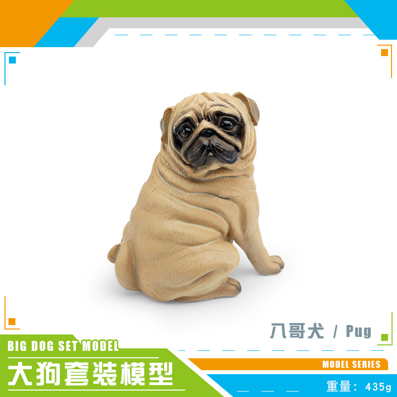 Simulación cognitiva de los niños modelo de perro mascota Labrador Shiba Inu samoye Schnauzer perro Lobo decoración juguete