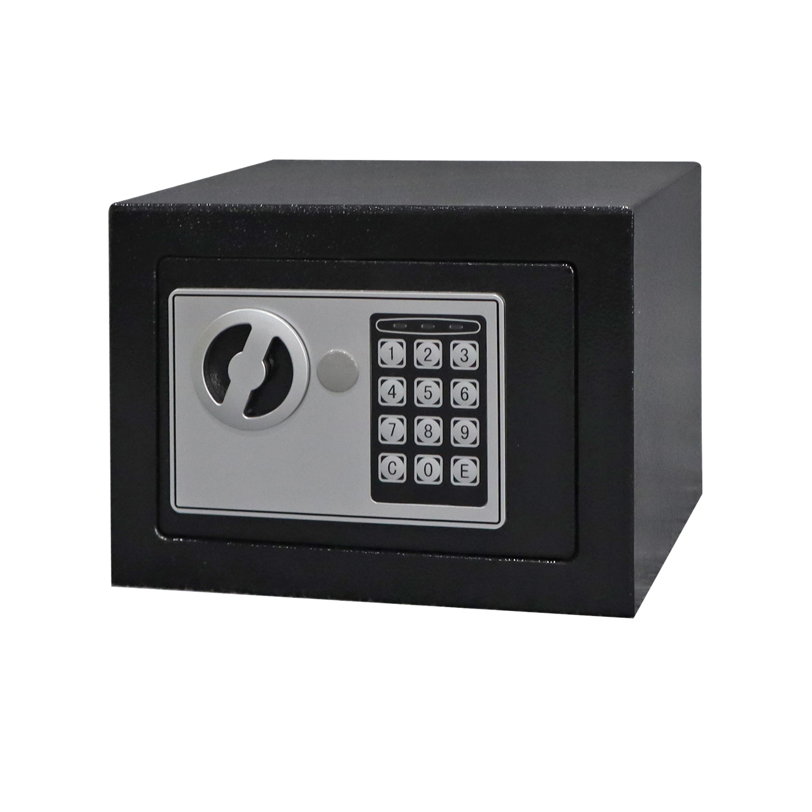 可选颜色厂家17E家用小型密码保险箱 迷你防盗保险柜密码锁