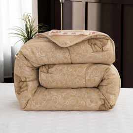 驼绒被加厚保暖被子驼毛被被芯学生宿舍褥子双人春秋被单人冬被