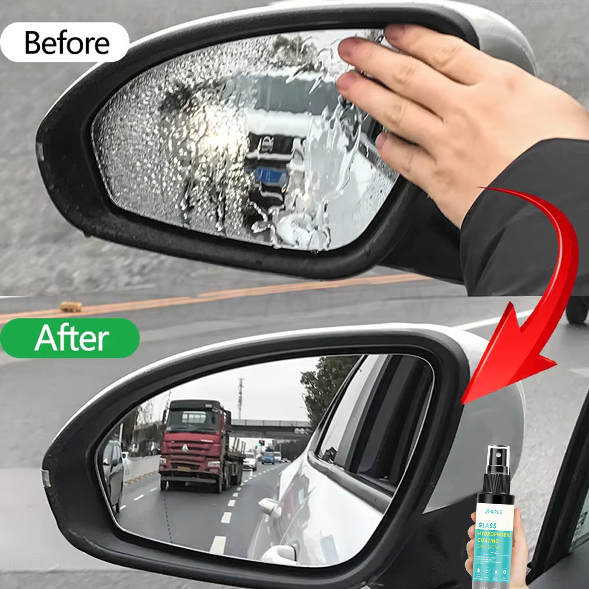 YT303 car glass anti-fog agent is exclusively for cross-border supply, used for rearview mirrors and car window glass to prevent fogging, rain, and water adhesion
