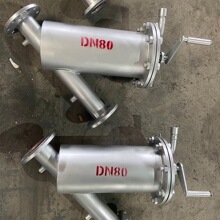 y型电动刷式过滤器 碳钢不锈钢管道手摇刷式过滤器刷式过滤器