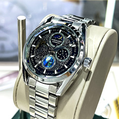 Full Sky Star Full Night Glowing Multifunctional Mechanical Watch Men's High Beauty Blue Light Watch Fashion Waterproof 