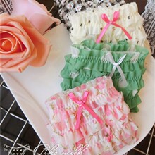 303可爱甜美蛋糕层蕾丝低腰女内裤 网纱可爱性感蕾丝女内裤