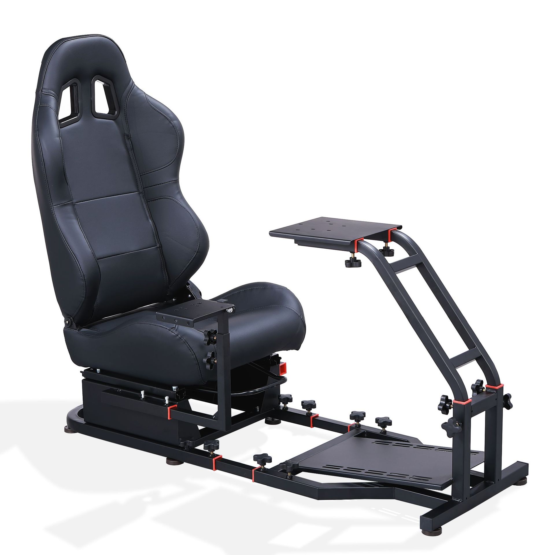 Asiento de juego de carreras de simulación de suministro directo de fábrica Ps4 juego volante soporte asiento e-sports silla personalizada al por mayor