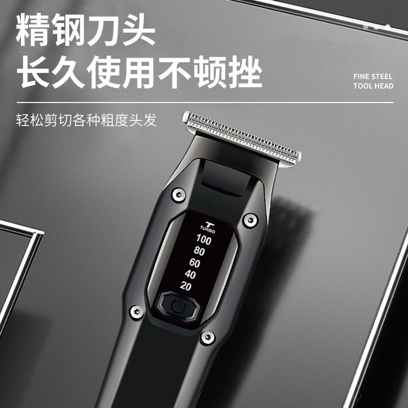 Kemei cortapelos eléctrico KM-659 Amazon popular cortadora de cabello profesional USB carga rápida peluquería cortadora de cabello