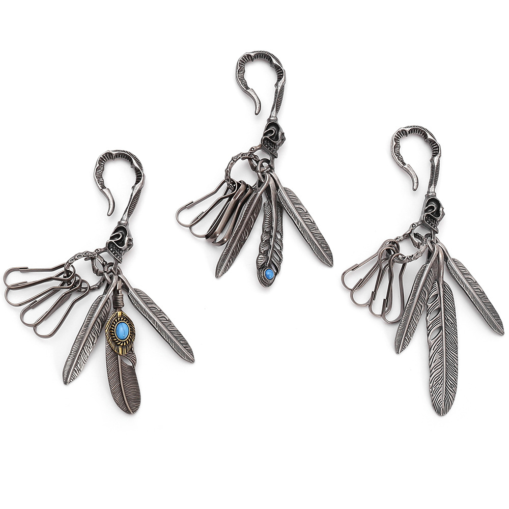 Creative retro fashionable trend keychain