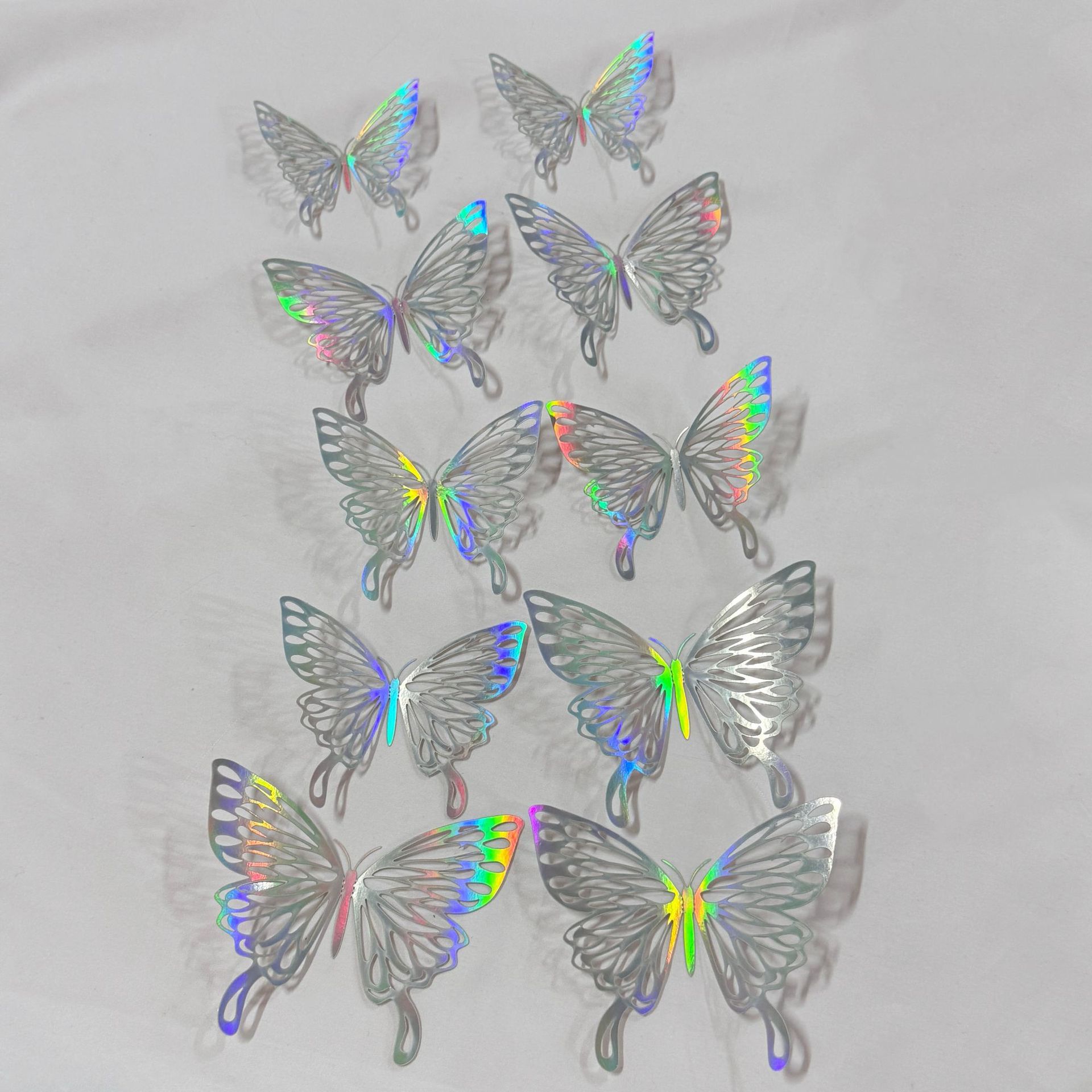 3D hueco tridimensional simulación mariposa pastel decoración de pared fiestas de boda hogar Gu Mei propósitos modernos y simples