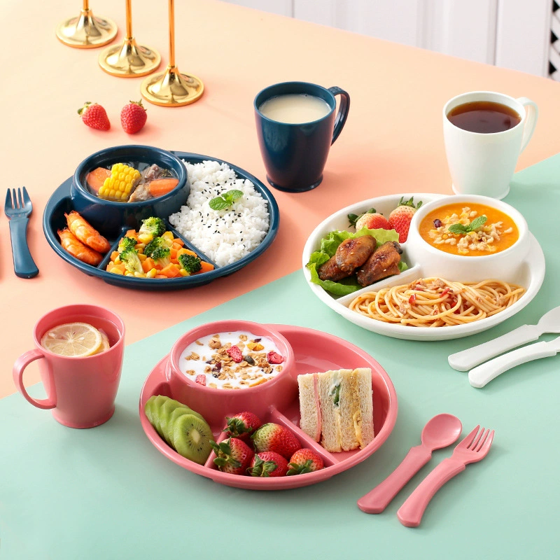 Japanese dinner plate for feeding, tableware, set