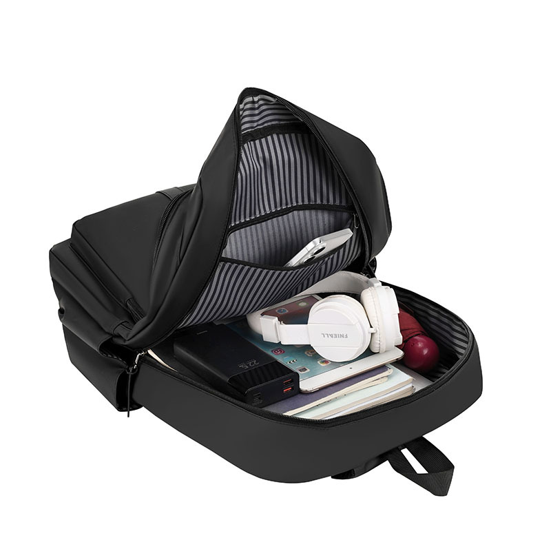 Mochila escolar para estudiantes universitarios de la marca de moda transfronteriza Mochila negra de gran capacidad casual Mochila para hombres de comercio exterior Mochila de viaje