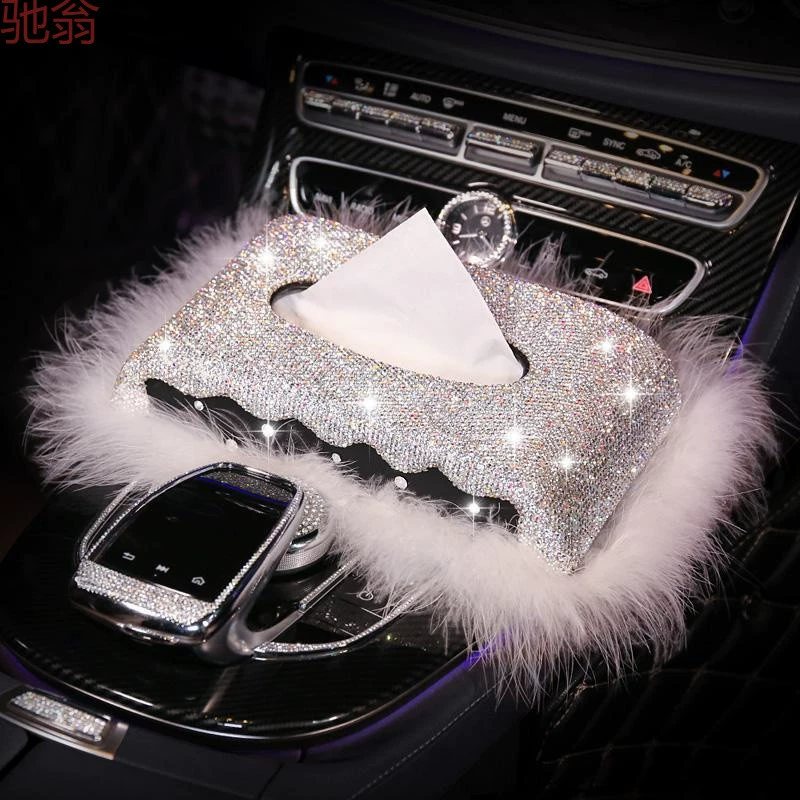 F6T личность креативная богиня автомобильная коробка для полотенец милый мультфильм с бриллиантами