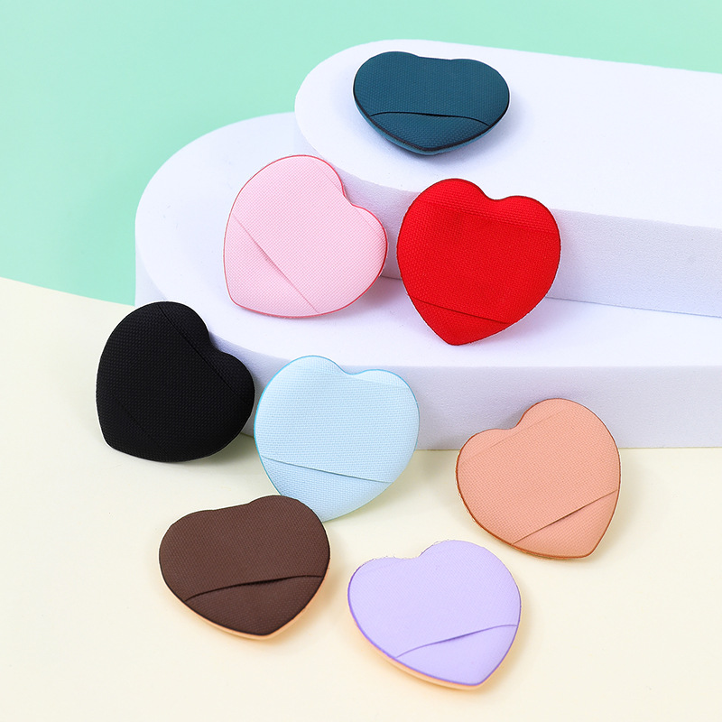 Polvo de dedo personalizado mini mascarilla de dedo pequeño cojín de aire herramientas de maquillaje esponja de maquillaje seco y húmedo de doble uso no comer polvo