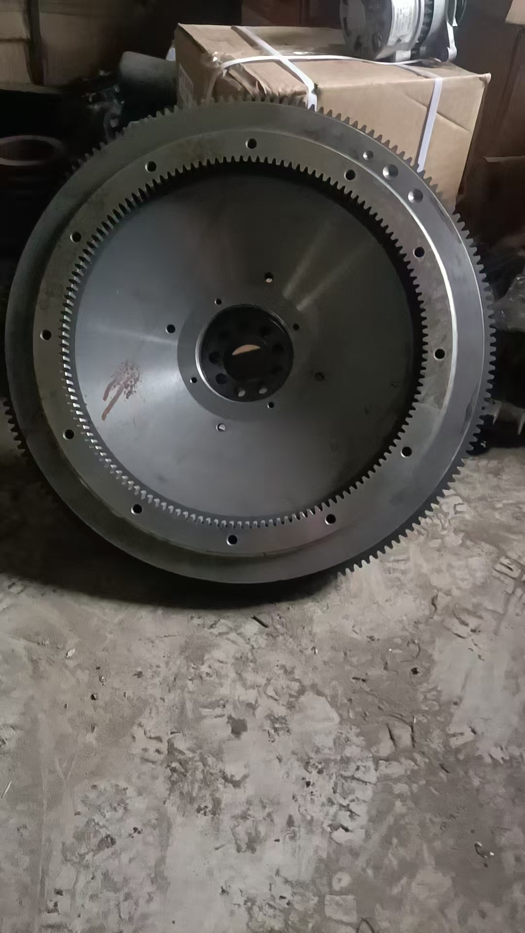 Flywheel Assembly Manufacturer Supplies Shantui 220 Engine Flywheel Assembly 612600020714 Diesel Engine Flywheel