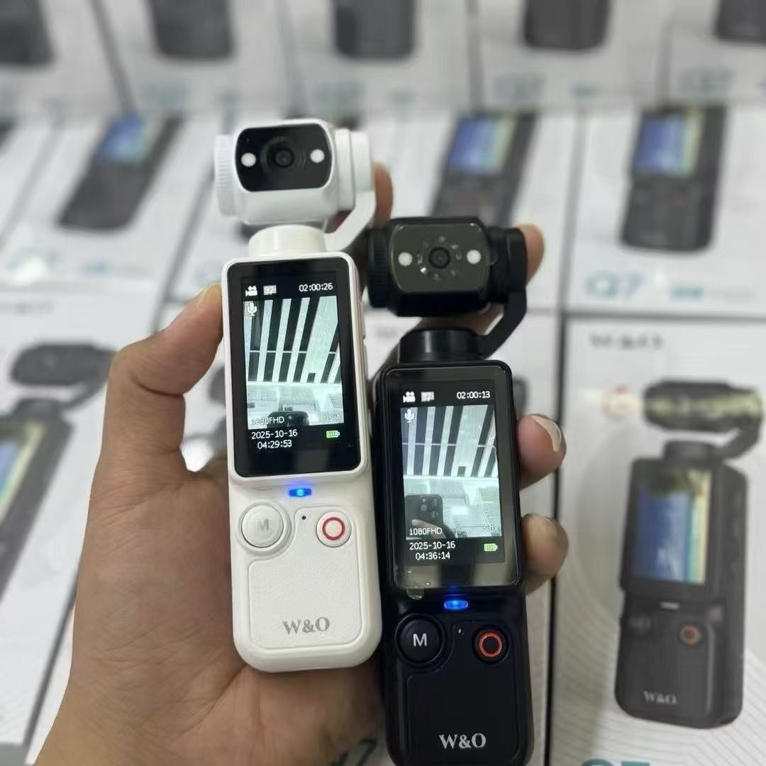 Cross-Border Q7 Sports Digital Camera Pocket Gimbal Camera Travel Handheld Vlog Anti-Shake All-Round Outdoor