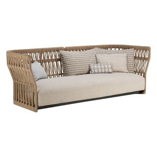 Nordic Outdoor rattan sofa outdoor balcony B & B outdoor courtyard villa garden leisure single rattan chair furniture