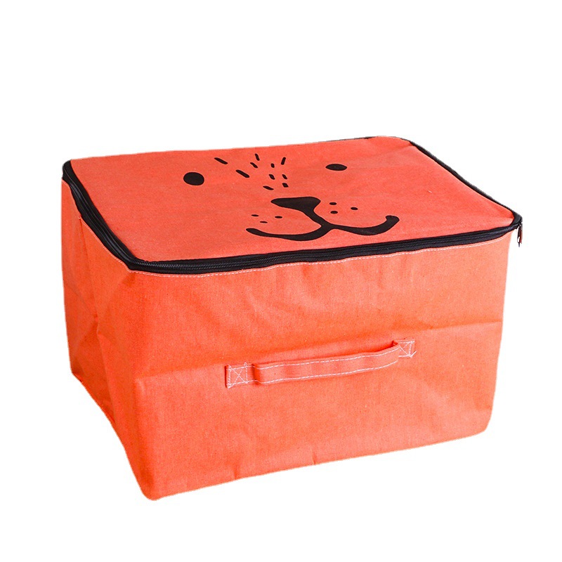 Transfronterizo Amazon algodón y lino plegable caja de almacenamiento de ropa juguetes diversos fabricantes de canasta de lavandería