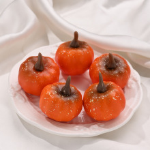 柿柿如意仿真水果模型假南瓜万圣节仿真南瓜道具家居商场摆件食玩