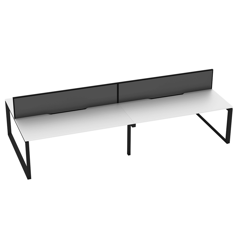 Mesa de personal 4 personas 6 personas mesa de computadora simple tarjeta de tarjeta de oficina pantalla de personal de trabajo