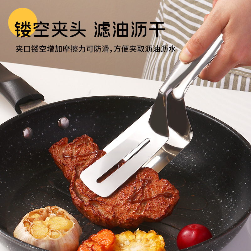 Pinza Espátula de Cocina de Acero Inoxidable 304 Multifuncional