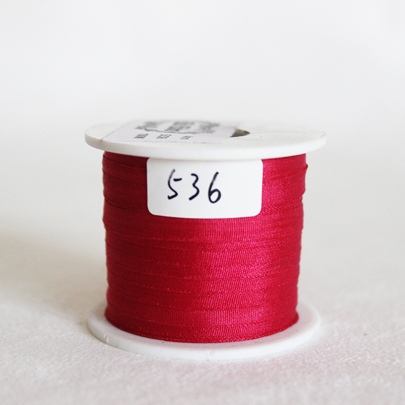 4 mm DIY mano cinta de seda flotante cinta de embalaje rosa cinta de color negro Ling Miao material de cinta para el cabello