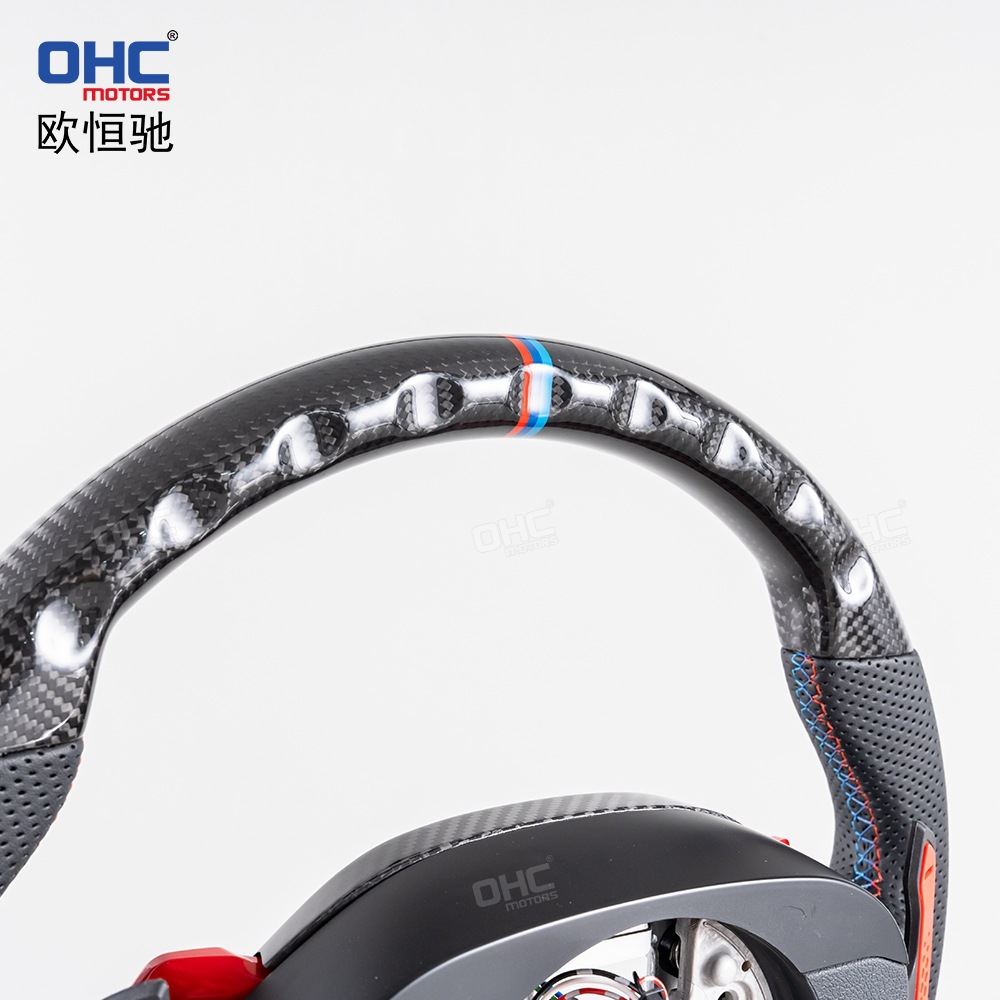 Suitable for Bmw F10 F15 F30 F25 F36 F87 F80 M2M3M4 Modified Cs Carbon Fiber Steering Wheel
