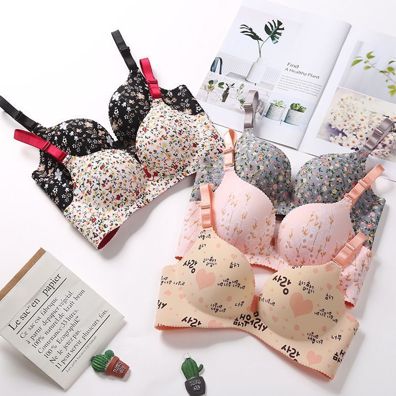 One-Piece Seamless Underwear for Women with Small Breasts, Thickeneded, Sexy, Breast-Retracting, Wire-Free Bra, Color Series One-Piece Seamless Underwear for Women with Small Breasts, Thickeneded, Sexy, Breast-Retracting, Wire-Free Bra, Color Series