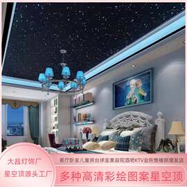 星空顶天花板满天星光纤灯别墅影音室家装理发店灯星空灯饰led灯