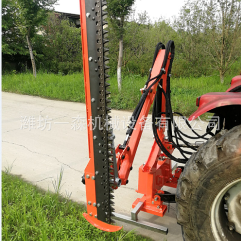 拖拉机树篱修剪机加长臂机高空树枝公路绿化带绿篱机加长臂修剪
