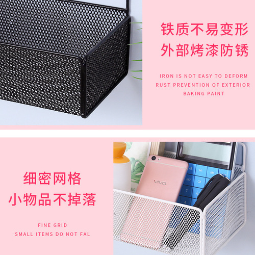 Hanging shelf for wall, bed headboard, bathroom, storage rack for dormitory, no drilling required