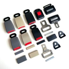 汽車安全帶鎖扣鎖舌遊樂設備客車校車座椅保險帶公插母扣調節配件